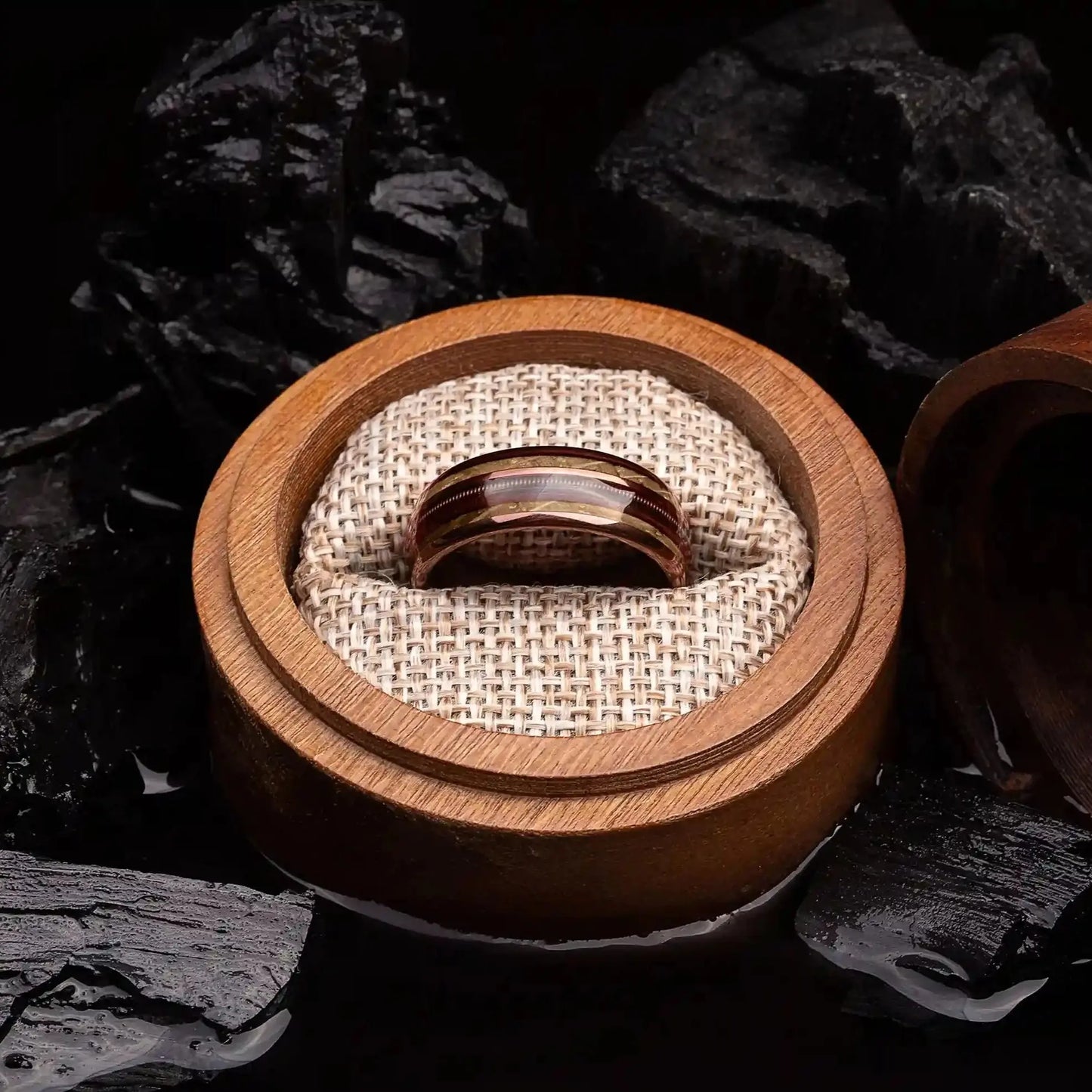 KOTO-MOKU — Whiskey Oak & String Ring