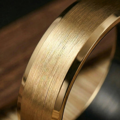 AKARI — Gold Ceramic Ring