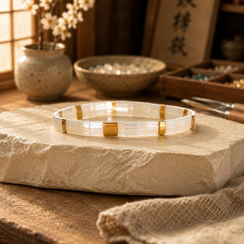 SHIRAYUKI — White Snow Bracelet