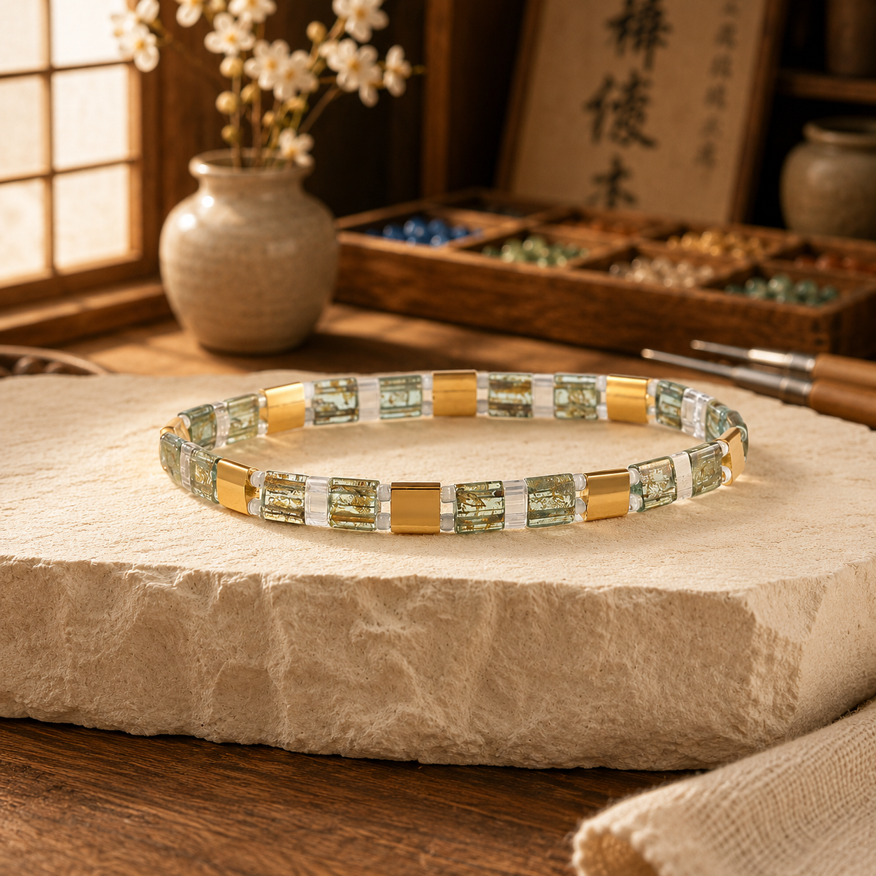 AOBA — Moss Temple Bracelet