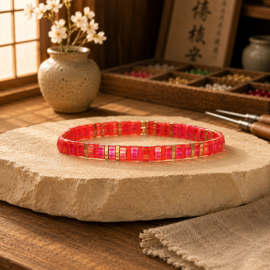 ENISHI — Red Thread Bracelet
