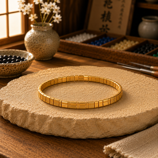 KONJIKI — Golden Lantern Bracelet