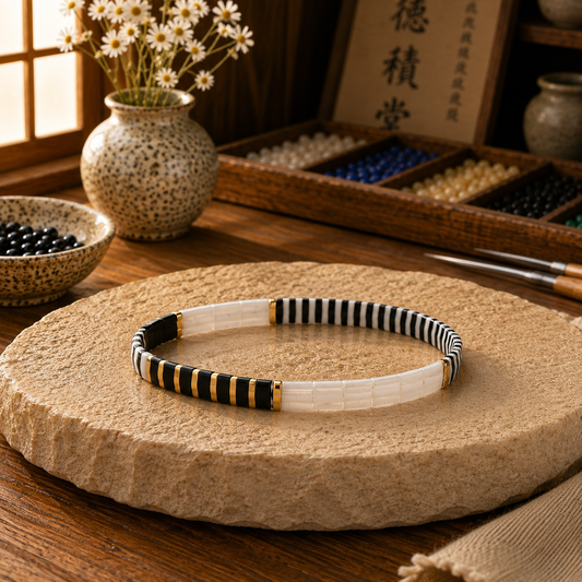 SUMIZOME — Ink & Snow Bracelet