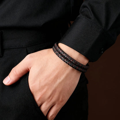 ENSO — Double Leather Bracelet