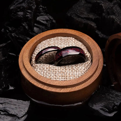 HONO no KIZUNA set — Fire Opal Couple Rings