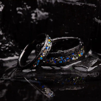 AION set — Galaxy Opal & Meteorite Matching Bands