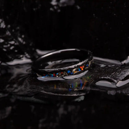 AION — Galaxy Opal & Meteorite Ring