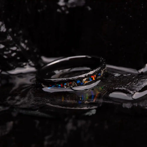 AION — Galaxy Opal & Meteorite Ring