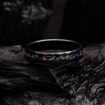 AION — Galaxy Opal & Meteorite Ring
