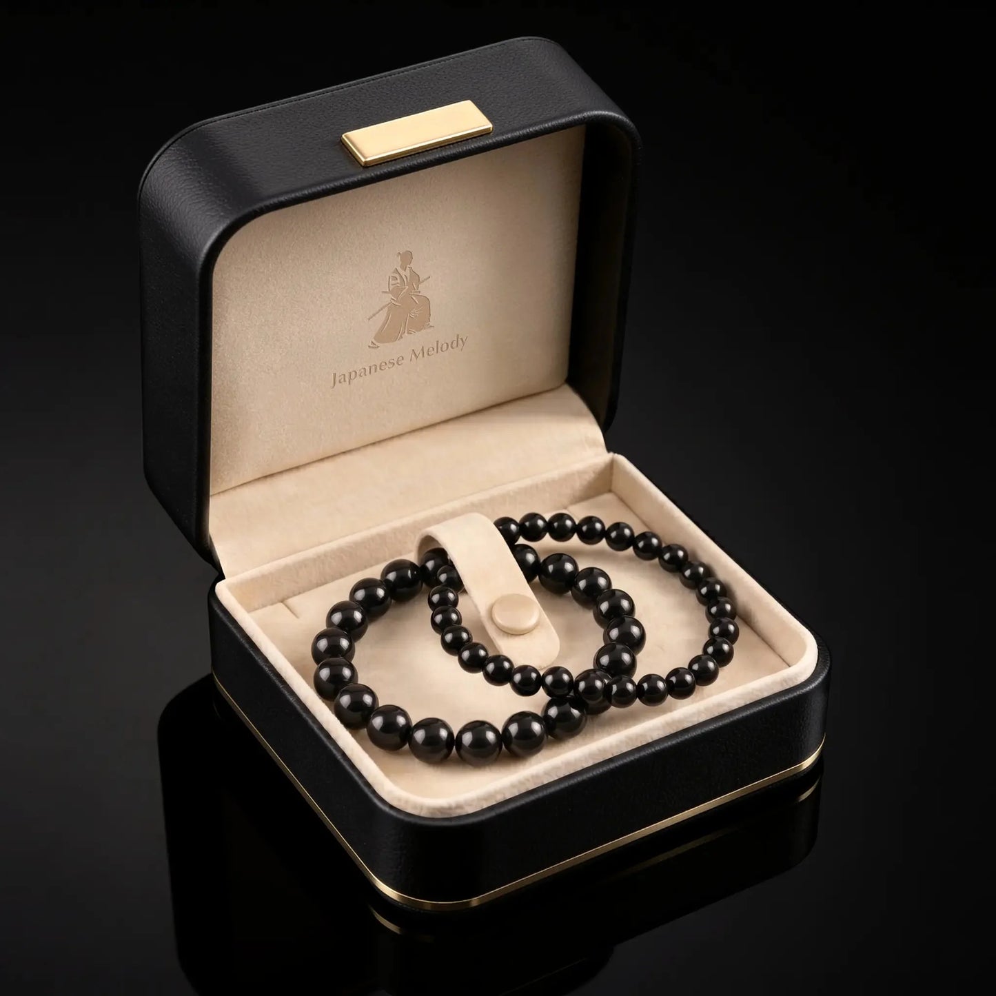 SHINOBI SET — Black Onyx Matching Bracelets