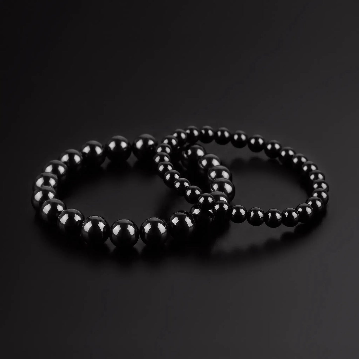 SHINOBI SET — Black Onyx Matching Bracelets