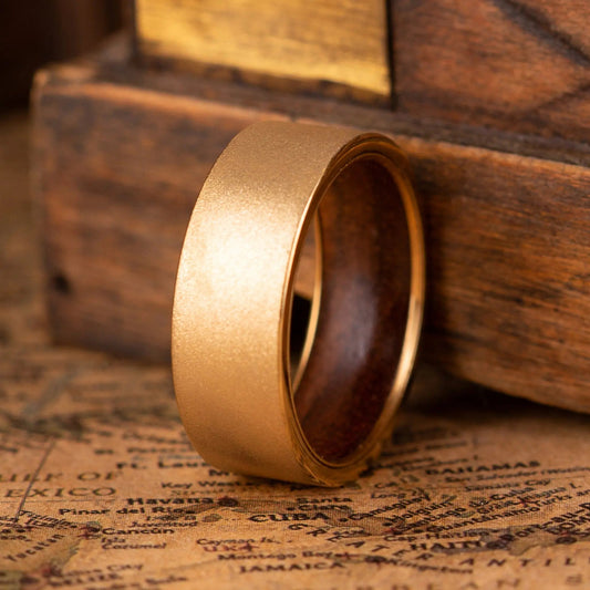 OJO — Gold Tungsten Ring