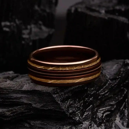 KOTO-MOKU — Whiskey Oak & String Ring