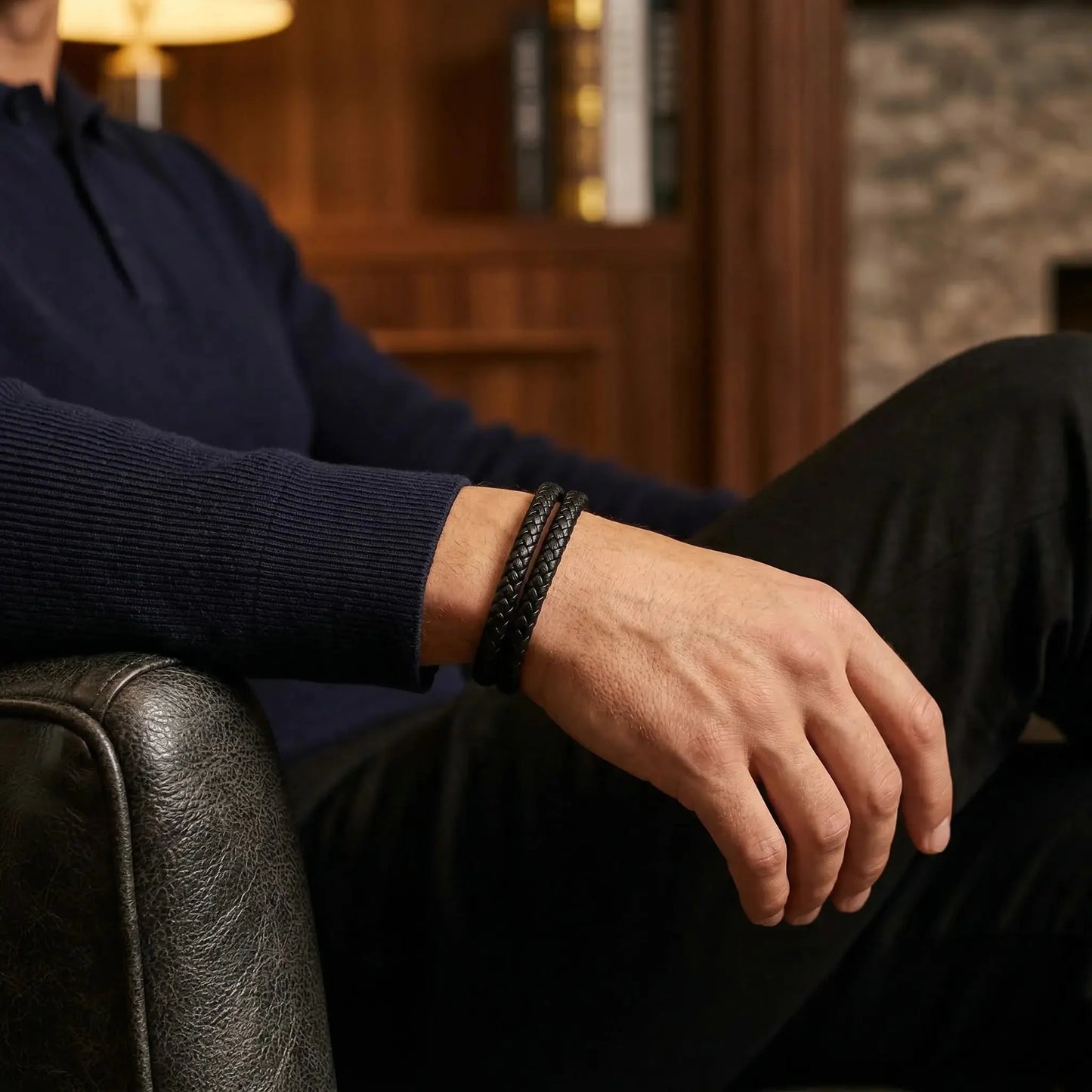 KURO-MUSUBI — Double Braided Bracelet