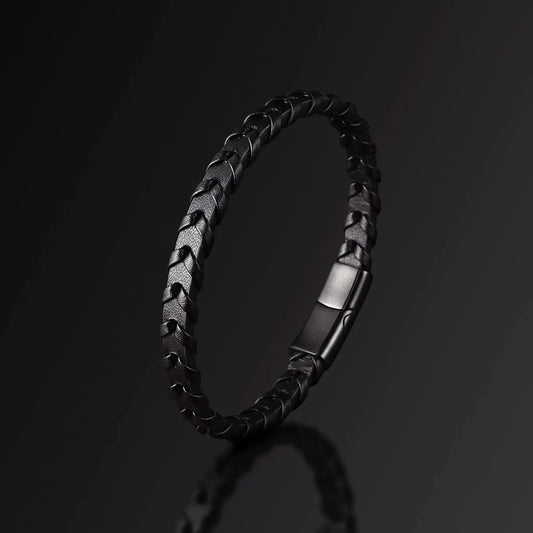 KOKORO — Black Braided Bracelet
