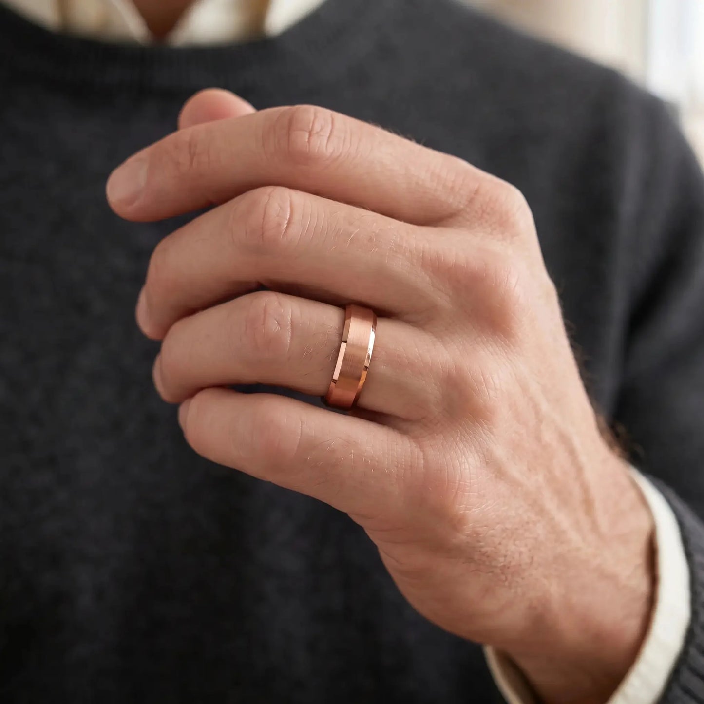 MOKUME — Wenge Wood Ring