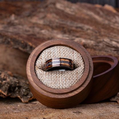 SORA no KURA — Meteorite & Oak Ring