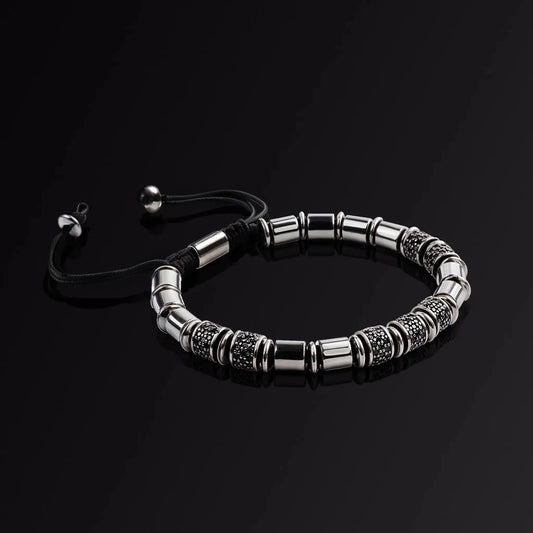 YORU — Obsidian Platinum Bracelet