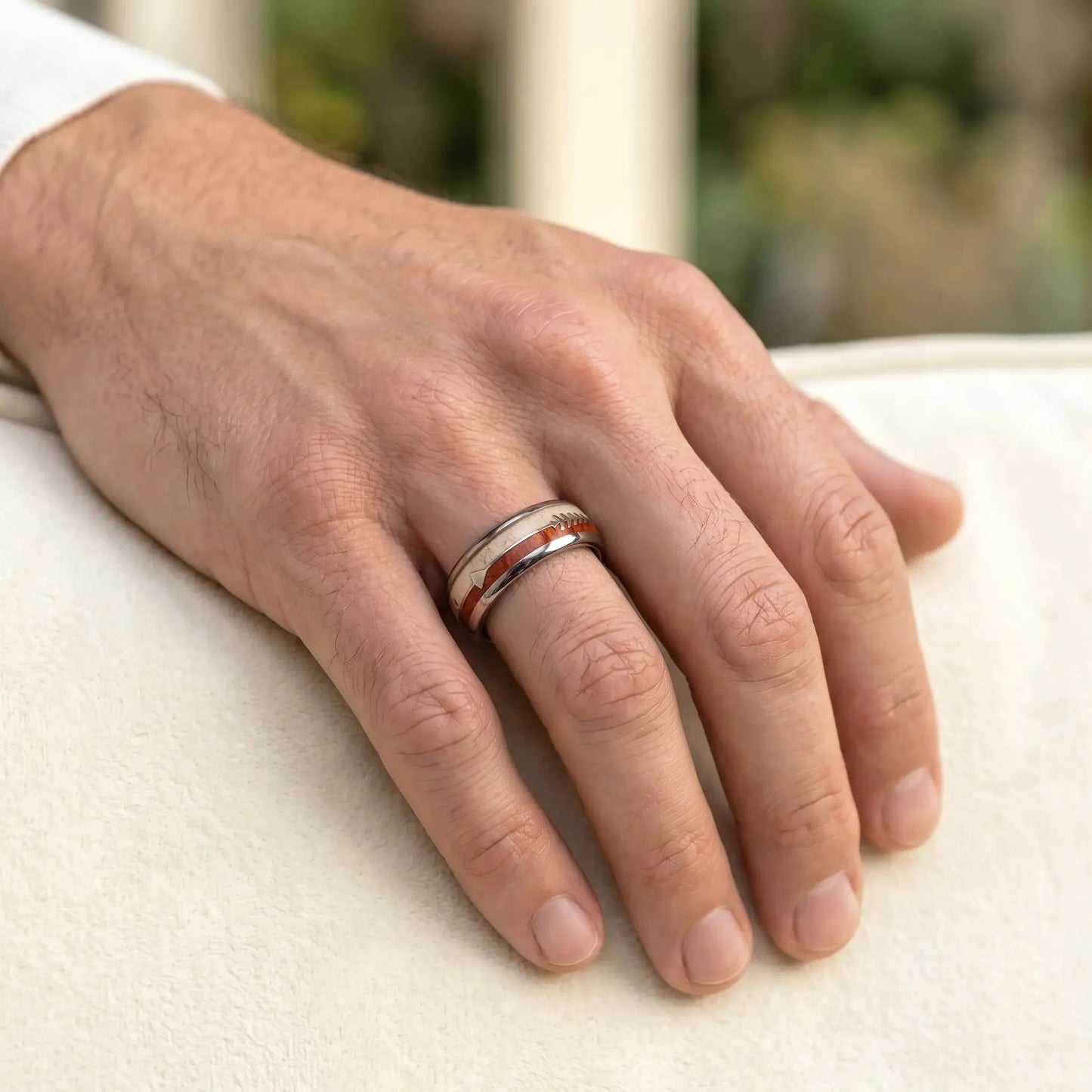 SHISHI — Whiskey Barrel & Antler Ring