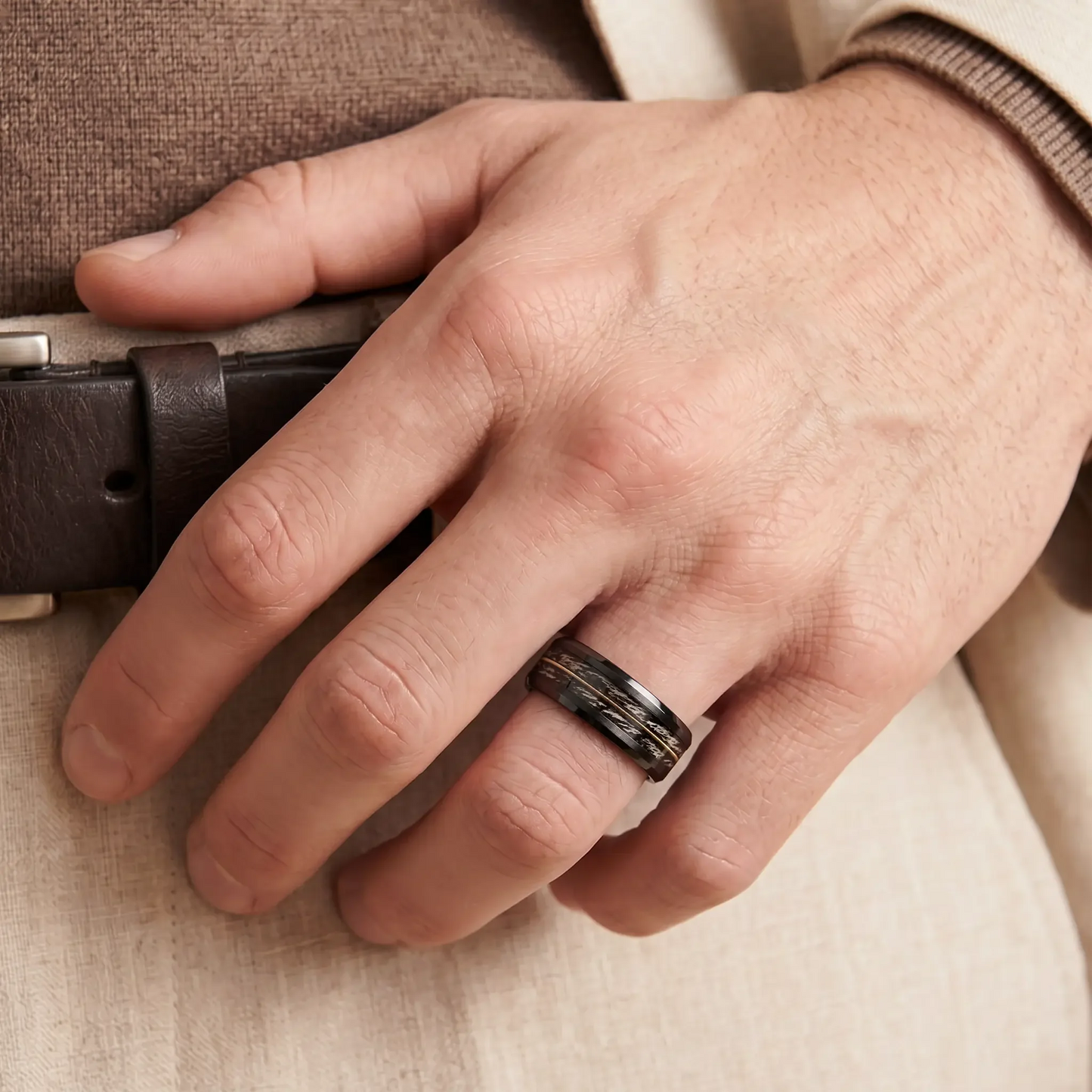 SONO-OTO — Gray Oak & String Ring