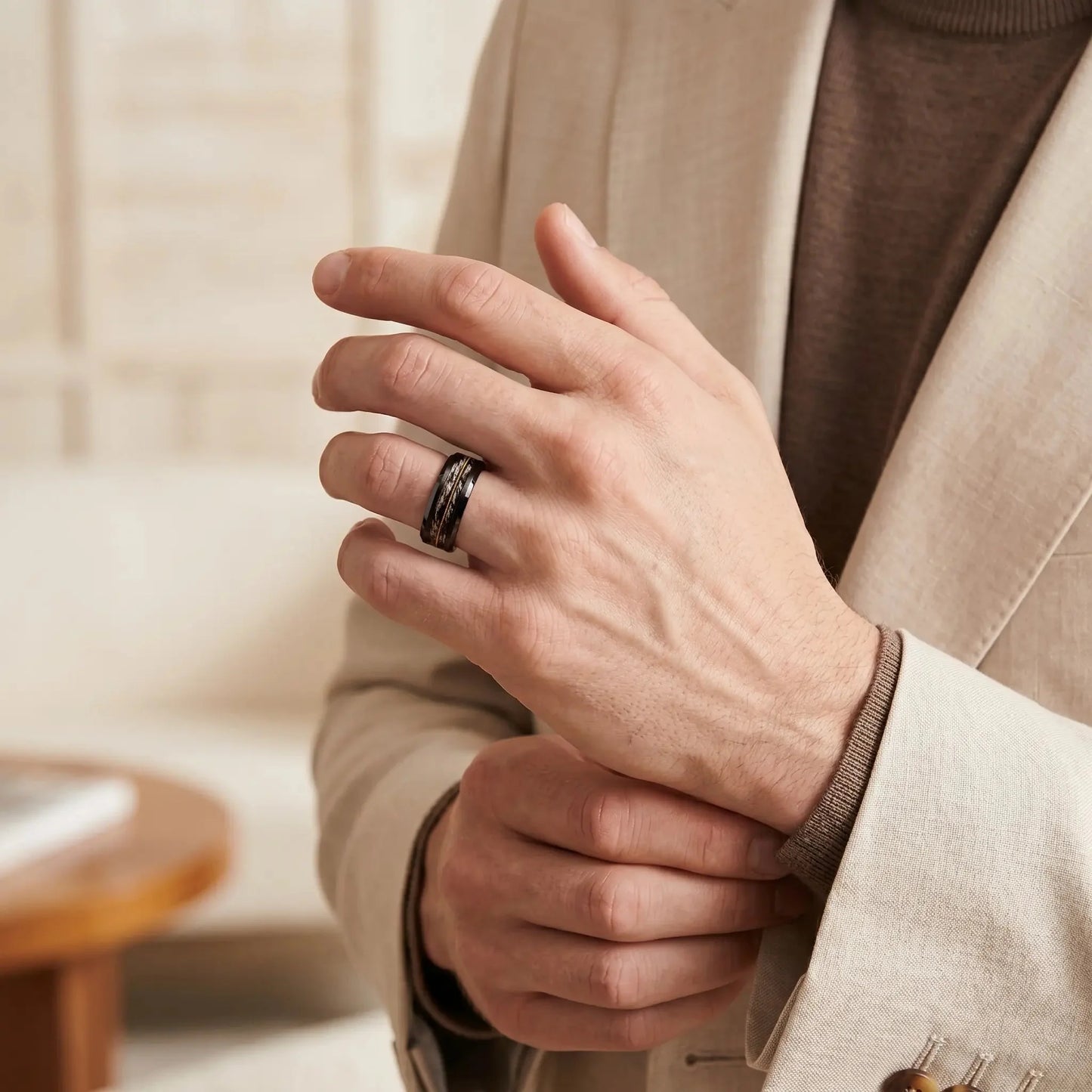 SONO-OTO — Gray Oak & String Ring