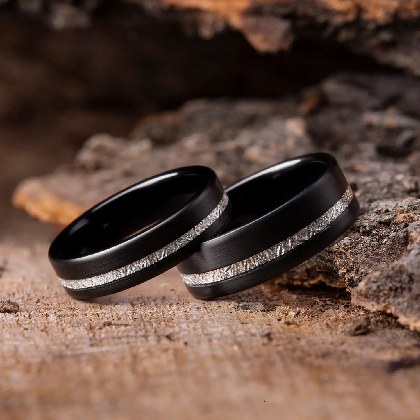 SORA set — Meteorite Couples Rings