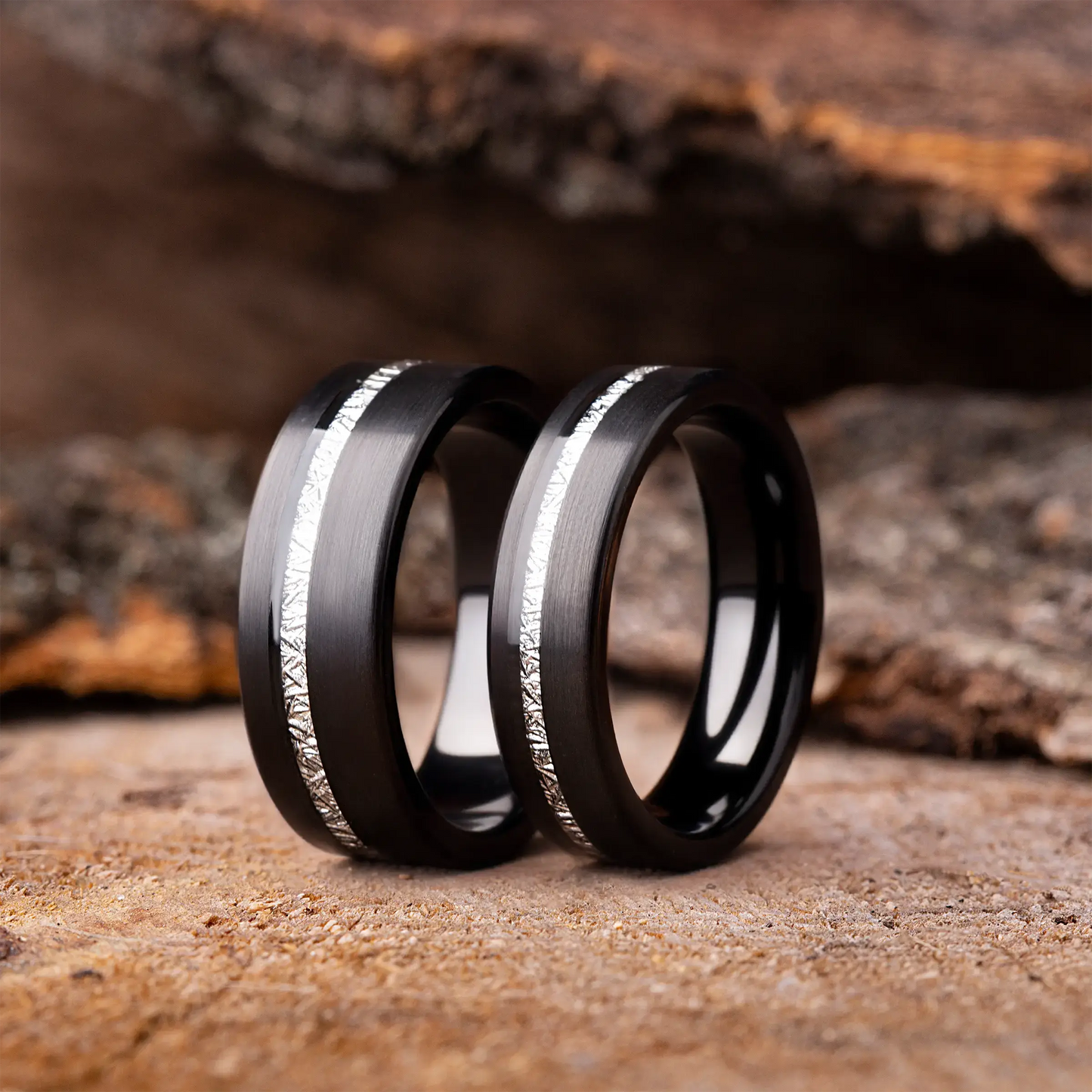 SORA set — Meteorite Couples Rings