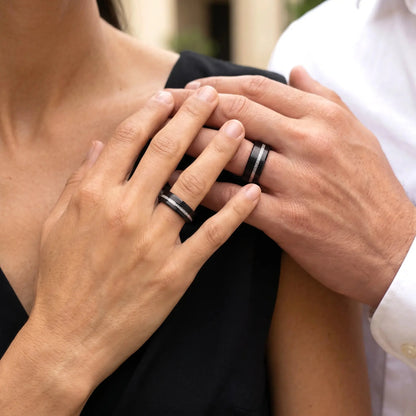 SORA set — Meteorite Couples Rings