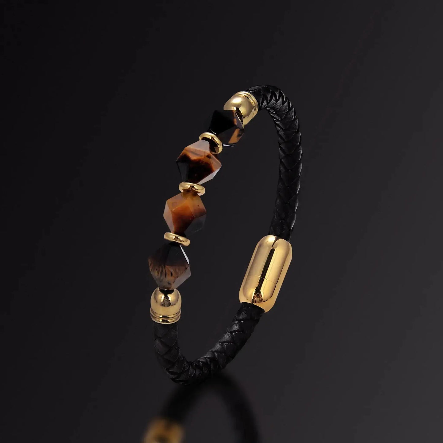 TORA no ME — Tiger Eye Braided Bracelet