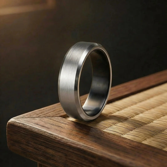 MICHI — Platinum Ceramic Ring