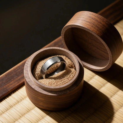 MICHI — Platinum Ceramic Ring