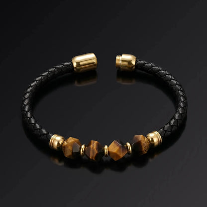 TORA no ME — Tiger Eye Braided Bracelet