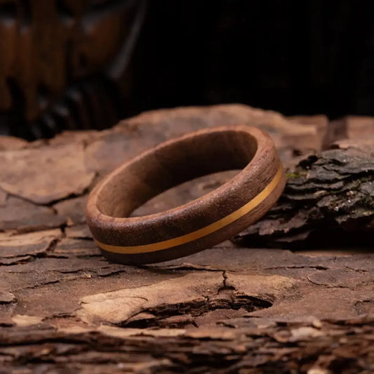 KURUMI — Walnut Wood Ring