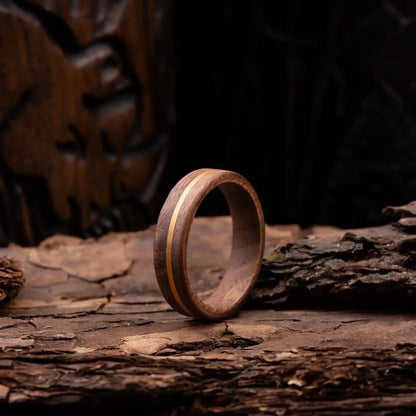 KURUMI — Walnut Wood Ring