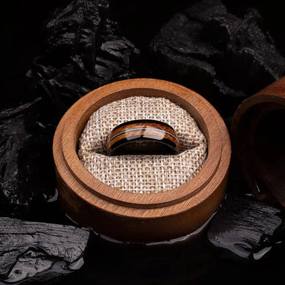 EUPHONY — Oak & String Ring