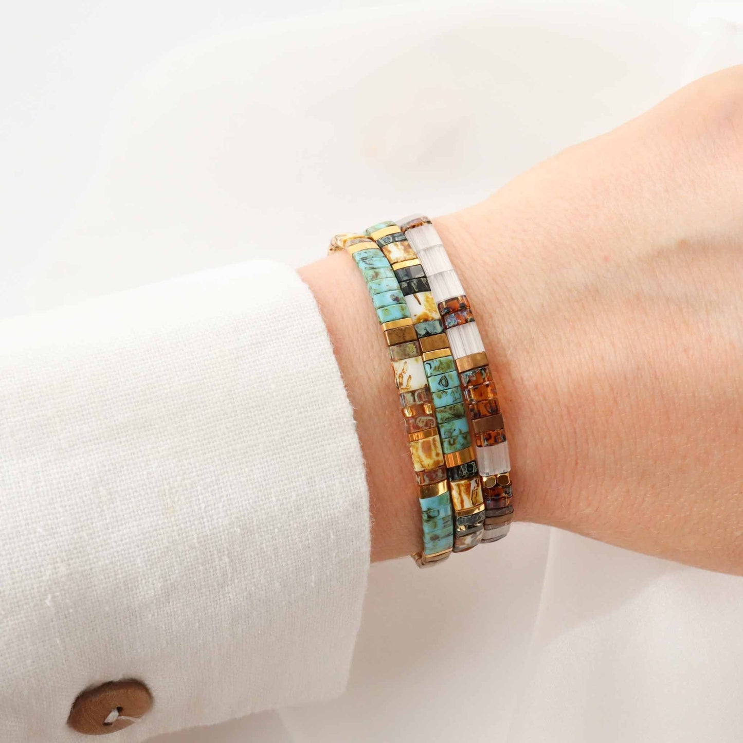 HINOKI — Cedar Temple Bracelet