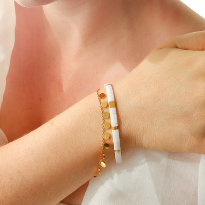 SHIRAYUKI — White Snow Bracelet